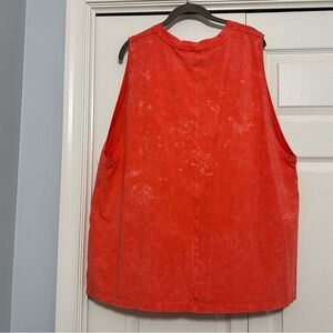 Lululemon All Yours Tank Top in Cloudy Wash Flare Coral Size 18 EUC